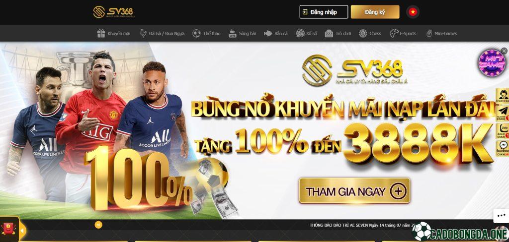 SV368: web cá cược bóng đá uy tín không ? Link vào mới nhất